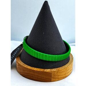 Vintage Cynthia Rowley  Green Silk Thread Bangle Bracelet